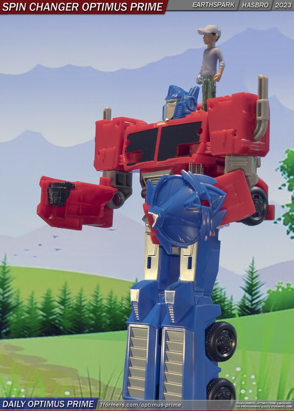 Daily Prime   Earthspark Spin Changer Optimus Prime Rolls Out  (5 of 14)